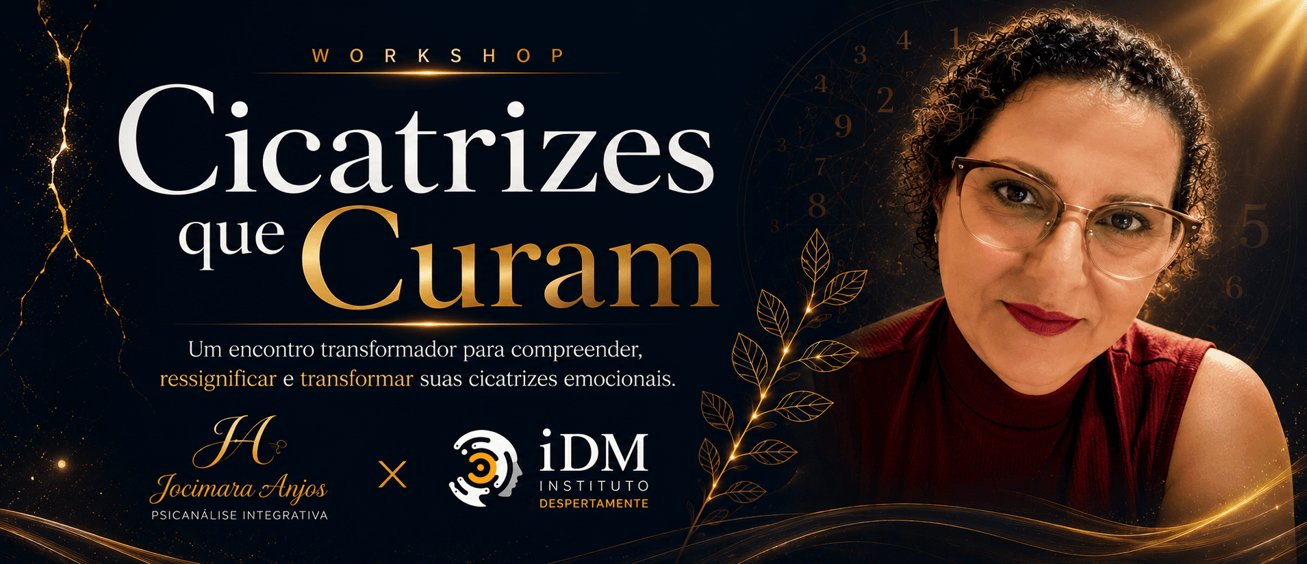 Workshop Cicatrizes que Curam — Jocimara Anjos × Instituto DespertaMENTE